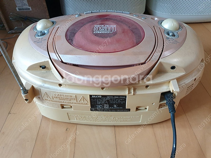 산요 MCD-ZX530F CD라디오(인천)--3