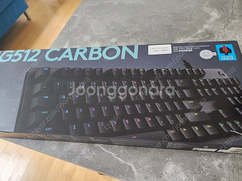 로지텍로지텍 G512 카본 키보드--0