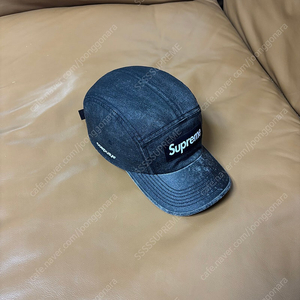 Supreme 슈프림 22fw 코듀라 워시드 블랙 캠프캡 모자 (22fw Cordura Washed Black)