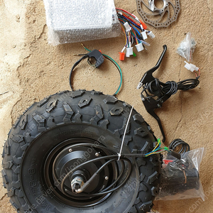 외발손수레 구르마 전동 DIY 키트 + 36v 리튬이온배터리