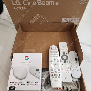 LG 4K 빔프로젝터 PU700R 외 스크린 풀세트 일괄