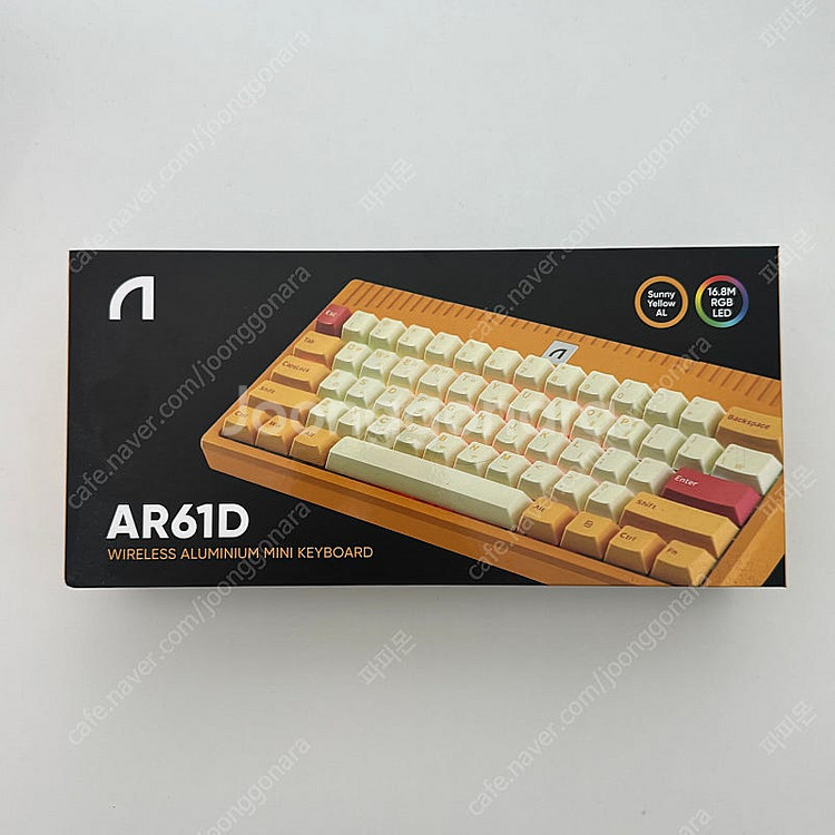 앱코 AR61D 풀 알루미늄 유무선 기계식 키보드--0