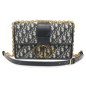 Dior(크리스챤디올) M9208UTZQ_M928 블루 오블리크 자가드 30 몽테인 체인 숄더백 팝니다.