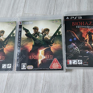 ps3 바이오하자드5 정발,일판,오퍼레이션 라쿤시티 일괄 택포 3.5