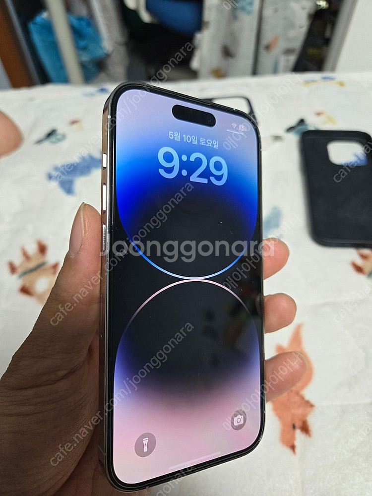 아이폰14프로 512 자급제 실버 팝니다--1