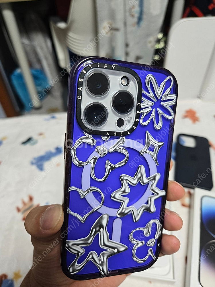 아이폰14프로 512 자급제 실버 팝니다--3