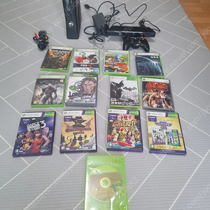 XBOX360S 키넥트와 게임 일괄판매