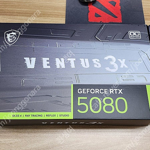 MSI 지포스 RTX 5080 벤투스 3X OC 플러스 D7 16GB 미개봉 팝니다.