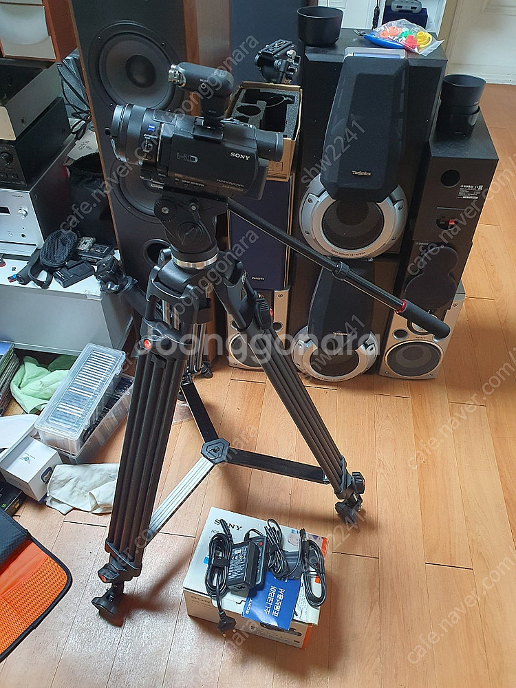 소니HDR-CX900+JIE YANG비디오삼각대+소니지...--0