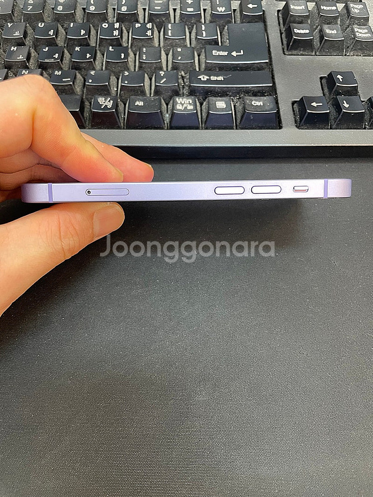 아이폰12미니 128GB 퍼플 상태좋은 중고21만팝니다...--6