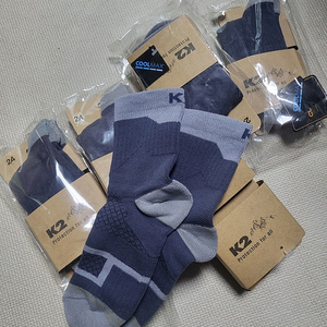 K2 큐풀리스/쿨맥스/스포츠/니삭스 /양말(24cm)