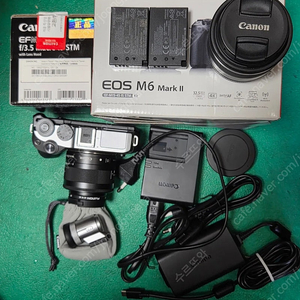 캐논 미러리스 m6mark2 ef-m 15-45mm, ef-m 28mm 팝니다