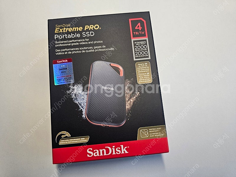 샌디스크 e81 4테라 4tb ssd--0