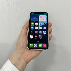 86106 아이폰12미니 화이트 128GB 부산 중고폰 팝니다 22만원