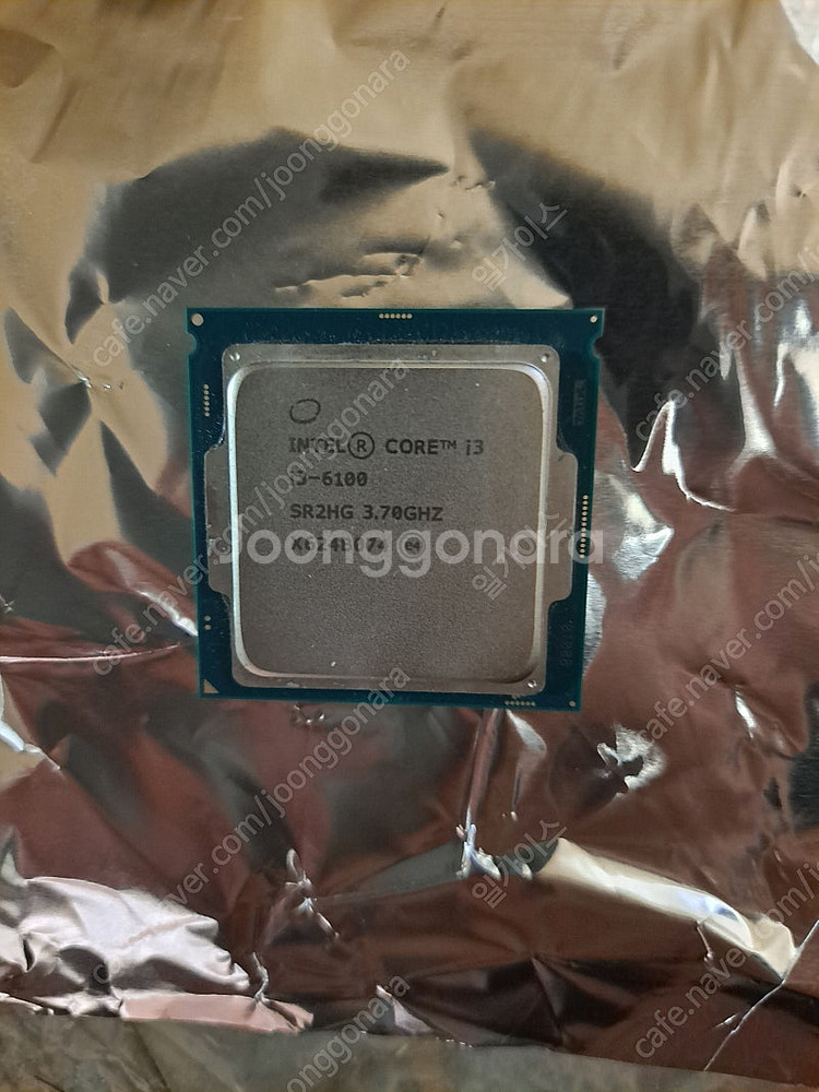 인텔 i3-6100 단품 팝니다--0
