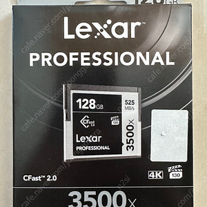 Lexar cfast 3500x 128gb 단순개봉품