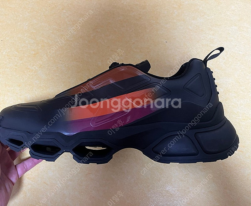 프라다 PRADA 콜리전 크로스 스니커즈 275사이즈 ...--4