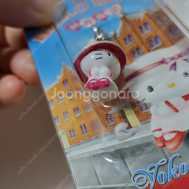 헬로키티 요코하마 지역한정 빨간구두 키티 고리 마스코트...--7