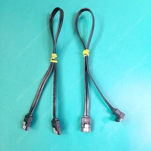 사타 케이블 중고 사타 짹 SATA 3 게이블 락킹 1자형 400원 ㄱ자형 500원