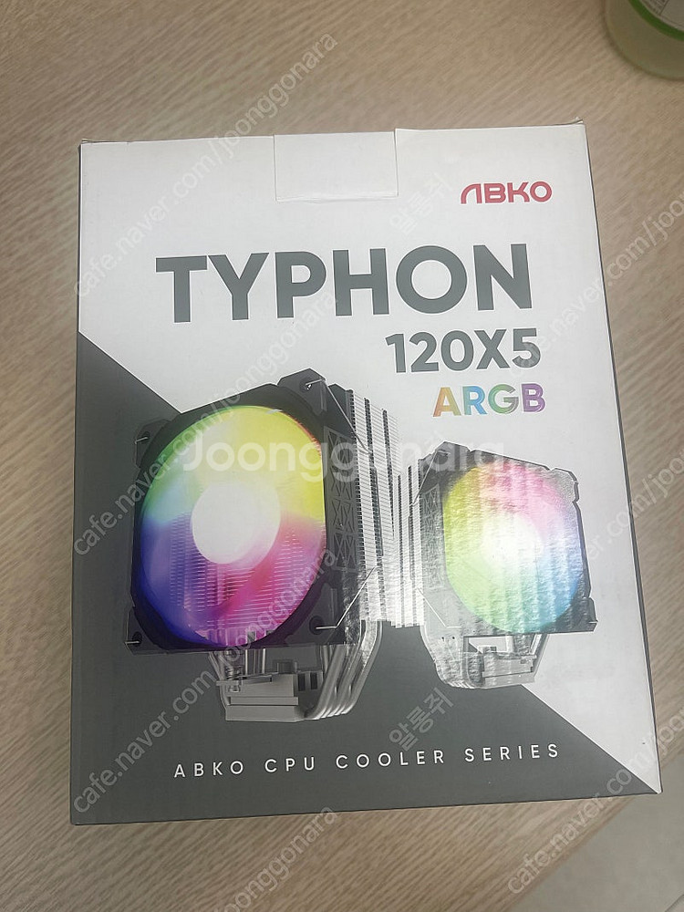 [CPU쿨러] 앱코 타이폰 120X5 ARGB 팝니다 ...--0