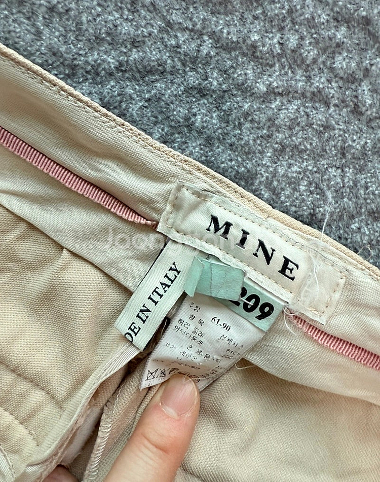 한섬 마인 MINE 여성 바지 베이지--2