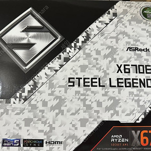 AMD 메인보드 에즈락 X670E 스틸레전드