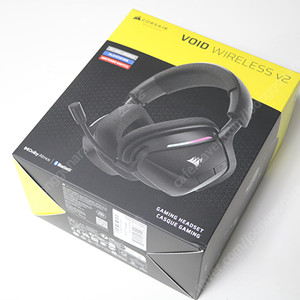 커세어 VOID RGB WIRELESS V2 CARBON 블랙 게이밍 헤드셋 미사용 새제품 판매합니다.