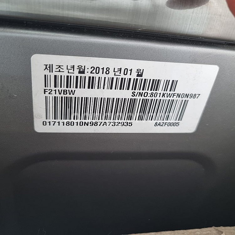 LG트롬 세탁기 F21VBW 21kg (2018년01월...--0