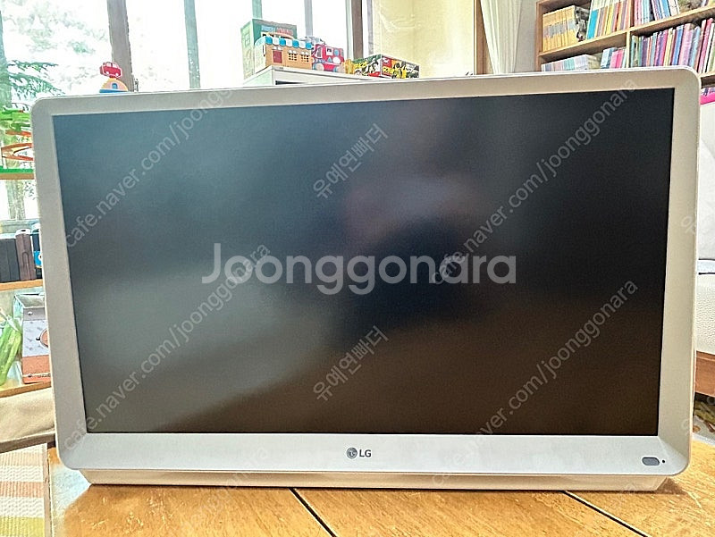 캠핑 LG 룸앤티비 27인치 이동식 TV, 거치대--0
