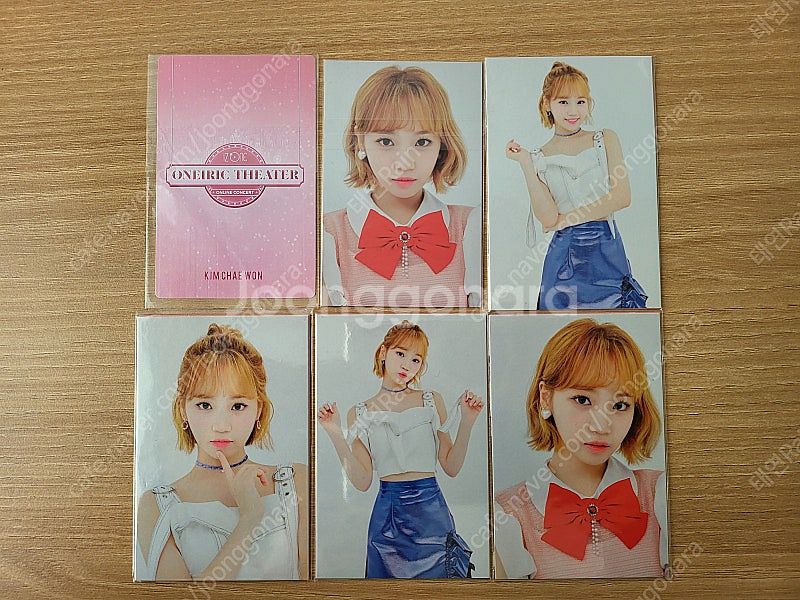 아이즈원(김채원위주)pvc카드.교통카드.포토카드 일괄판...--4