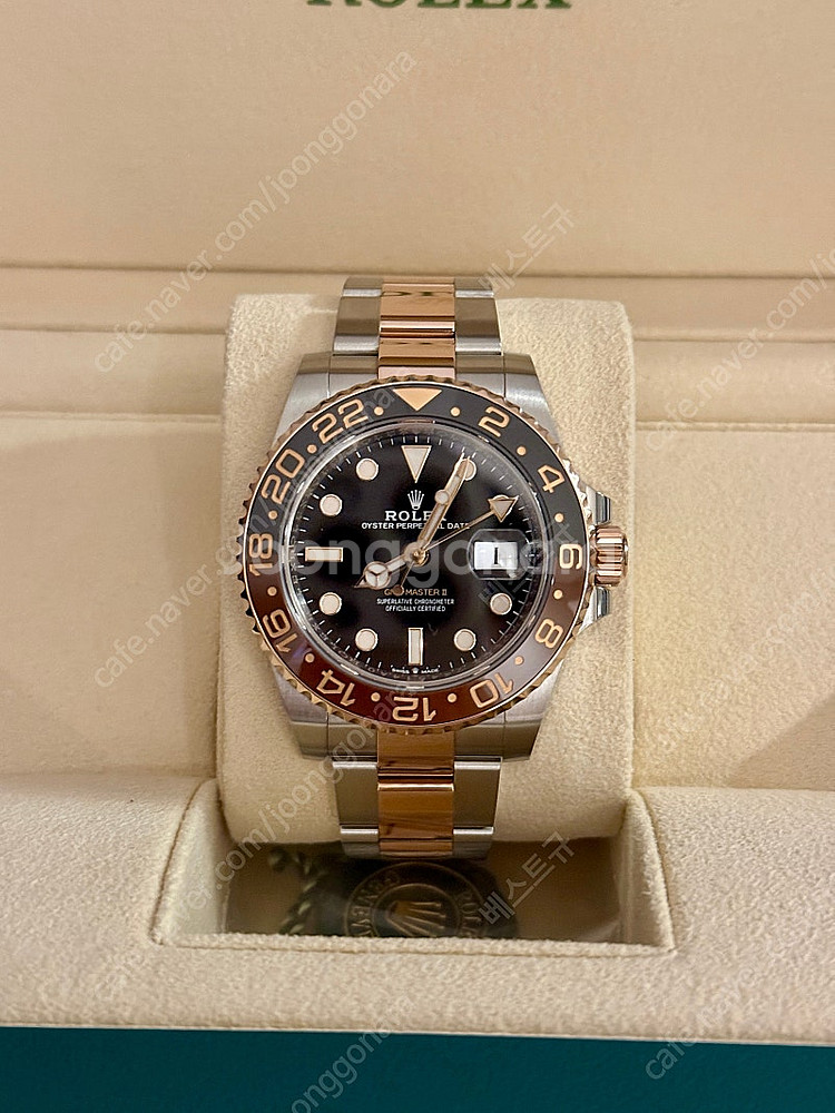 롤렉스 Gmt-master2 루트비어 콤비 팝니다.--3