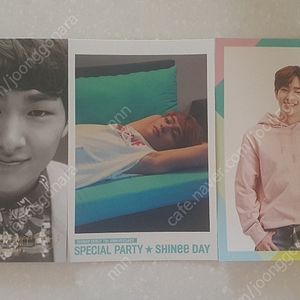 샤이니 온유 종현 키 민호 5,7,9주년 팬미팅 엽서