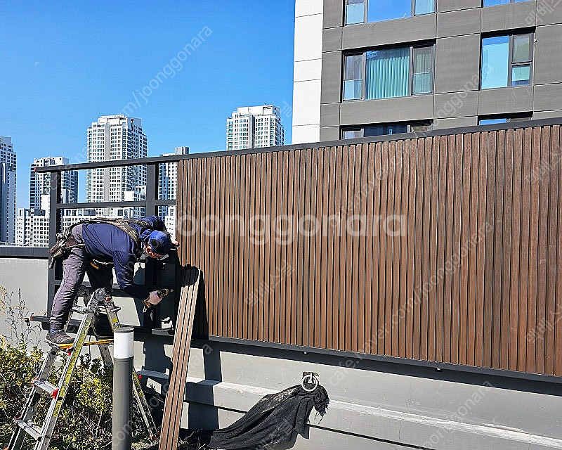 울타리 펜스 철제 휀스 철재 도어 담장 가림막 설치 합...--2