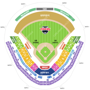 5.18(일) 두산 vs 기아타이거즈 2연석, 4연석