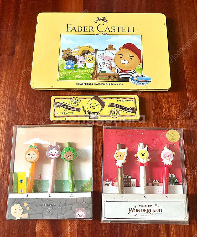카카오프렌즈 제주 에디션 등 파버카스텔 한정판 문구류 판매--0