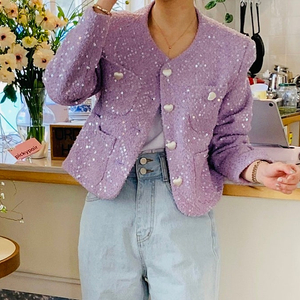 무배&택포#거의새상품#바이씨니#러브스팽글자켓#반값#원가218,000원