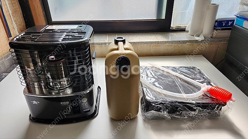 알라딘 반사식 캠핑 등유 난로+미즈호 제리캔--0
