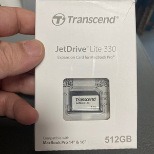 트랜센드 JETDRIVE LITE 330 1TB(맥북프로 14, 16인치용)