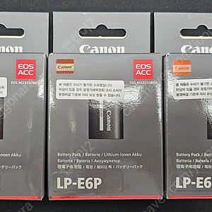 CANON 배터리 LP-E6P 정품 ​​미개봉