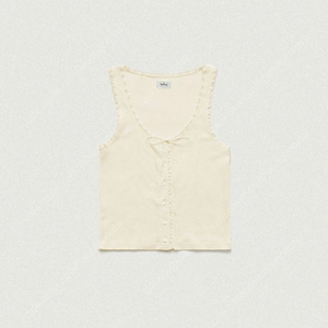 [택O새상품] 더바넷 라비올리 슬리브리스 나시 Ravioli Lace-Trim Tank Top /타낫 릴리코츠 레이지샵 르플레인