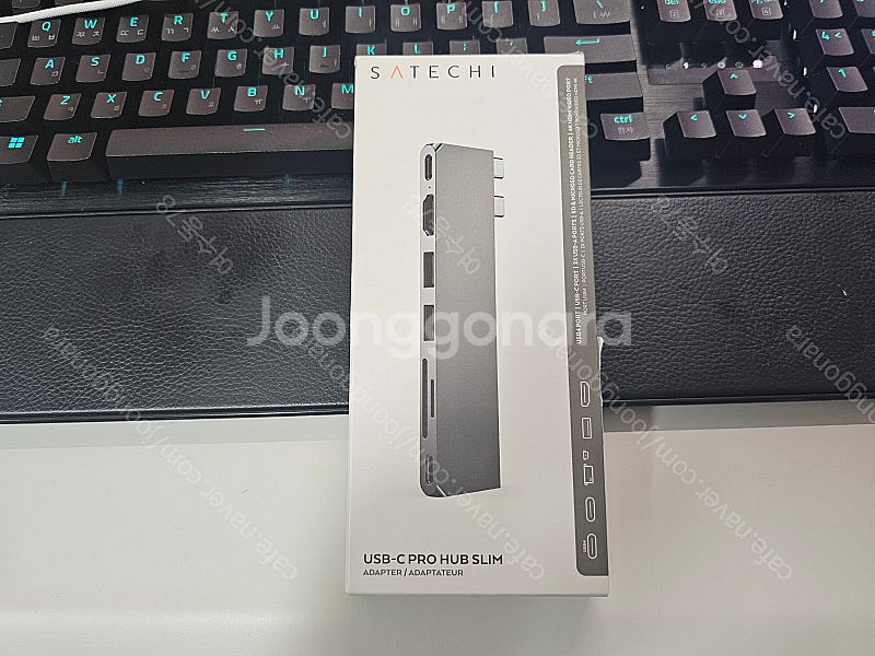 사테치 USB C타입 7in1 프로 허브 슬림 (맥북허--0