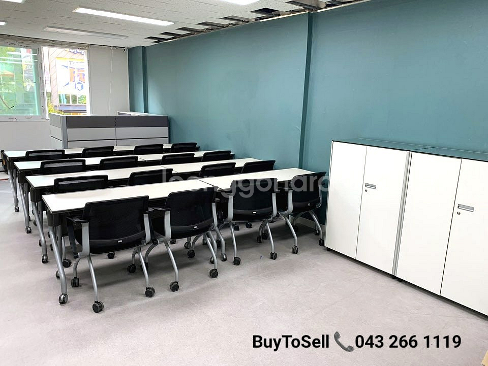 퍼시스 CRN314 2인용 강의테이블 접이식테이블 판매--9