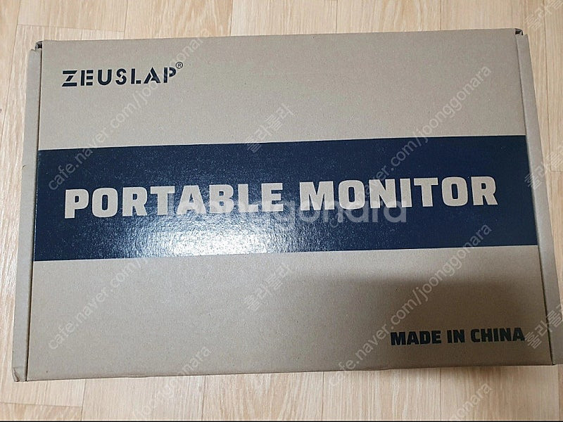 ZEUSLAP 14인치 휴대용 모니터 거의새것--0