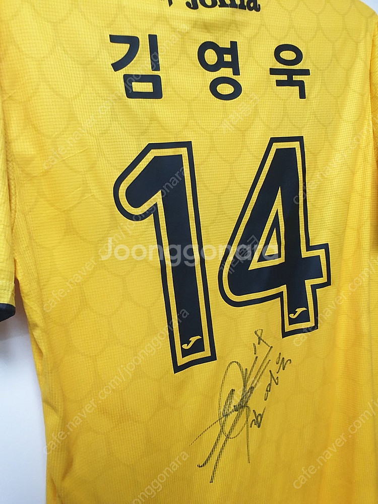 (S급) 전남드래곤즈 김영욱 유니폼 (친필싸인) 105...--1