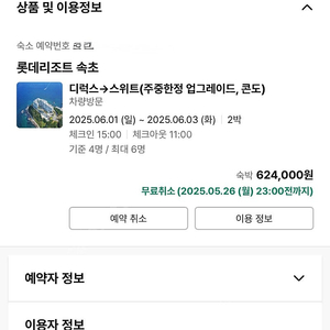 속초 롯데 스위트 콘도 33 양도 (6/1~3)