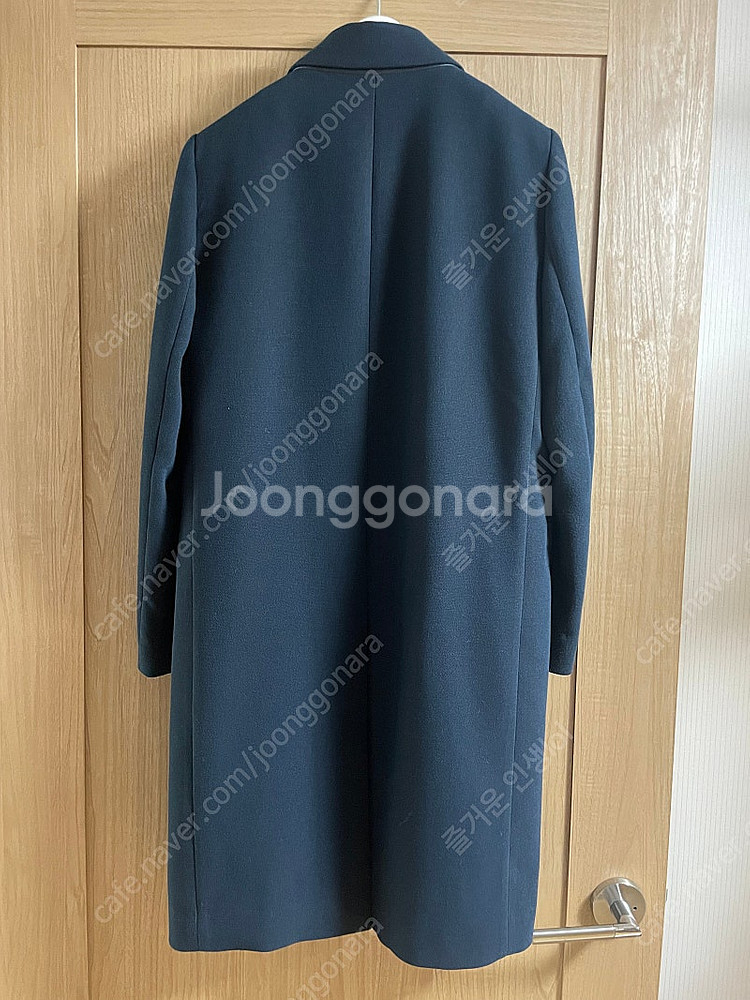 한섬 세컨플로어 네이비 여성 롱 자켓 M size--1