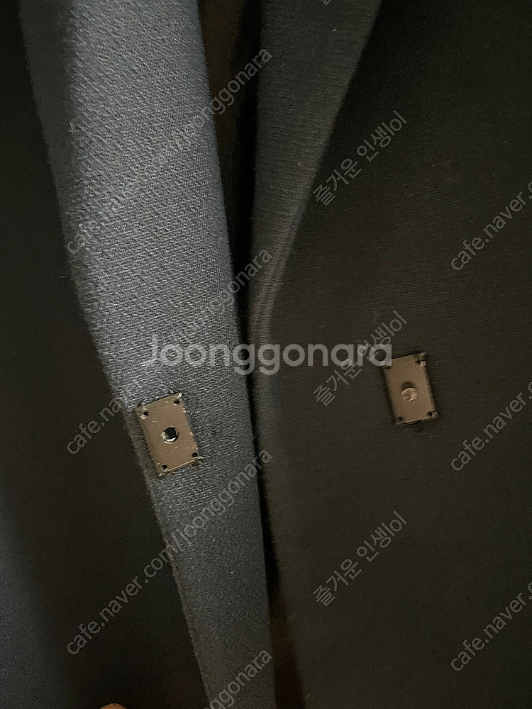 한섬 세컨플로어 네이비 여성 롱 자켓 M size--2