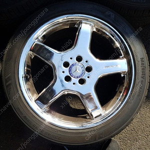 19인치 [ 벤츠 S클라스 AMG 정품 크롬 휠 ] 타이어 한대분 90만원