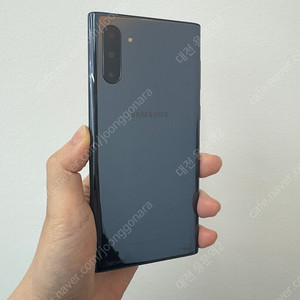 [대전중고폰] 001114 갤럭시 노트10 블랙 256G 판매합니다 19만원