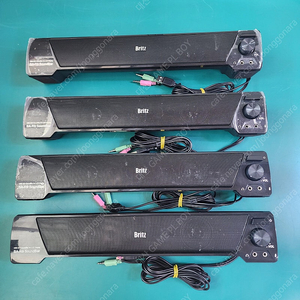 사운드바 브리츠 사운드바 PC 스피커 BA-R9 2채널 3W+3W 중고 21개 판매 개당 5,000원